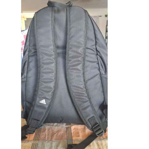 Adidas Foundation 6 backpack- black/white- large fit 15" laptop- NWOT - Picture 5 of 9